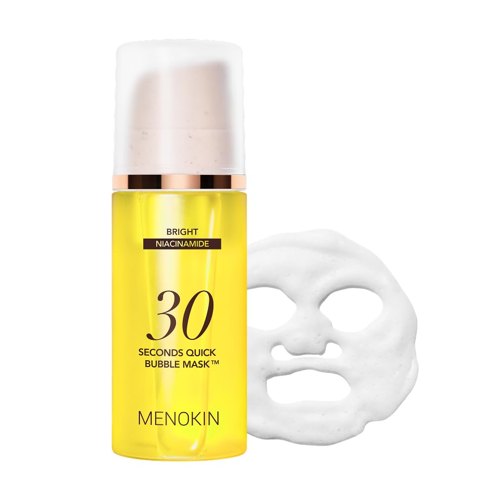 ニュースキン　タイムリバースマスクパック 30枚￼ Amazon.com : MENOKIN 30 Seconds Quick Bubble Mask [BRIGHT